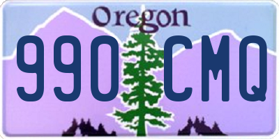 OR license plate 990CMQ