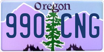 OR license plate 990CNG