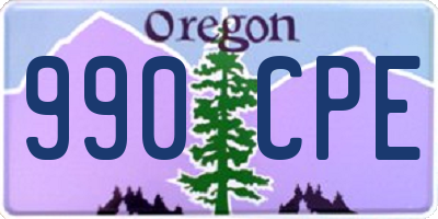 OR license plate 990CPE