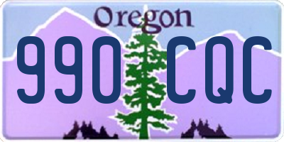 OR license plate 990CQC