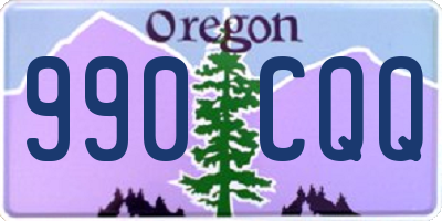 OR license plate 990CQQ