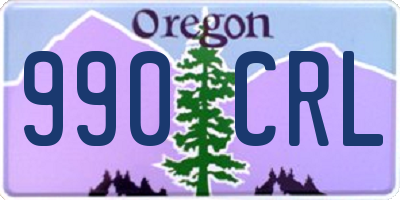 OR license plate 990CRL