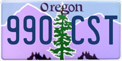 OR license plate 990CST