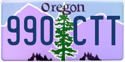 OR license plate 990CTT