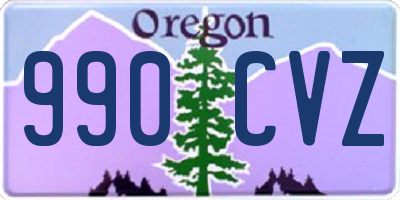 OR license plate 990CVZ