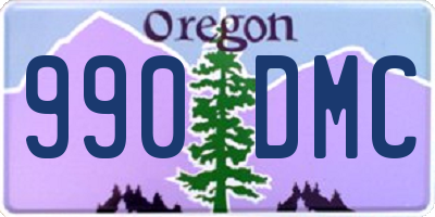 OR license plate 990DMC