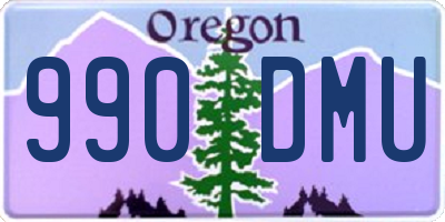 OR license plate 990DMU