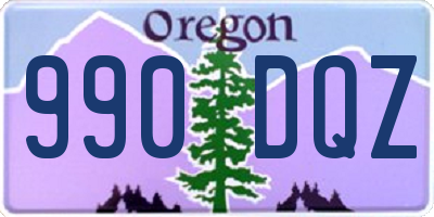 OR license plate 990DQZ