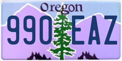 OR license plate 990EAZ