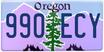 OR license plate 990ECY