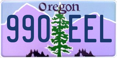 OR license plate 990EEL