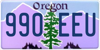 OR license plate 990EEU