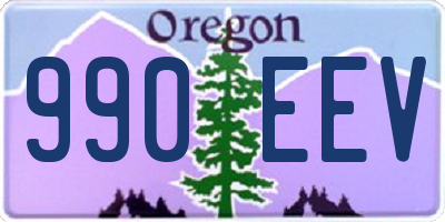 OR license plate 990EEV