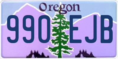 OR license plate 990EJB