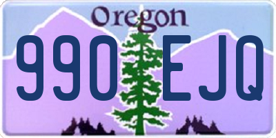 OR license plate 990EJQ