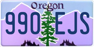 OR license plate 990EJS