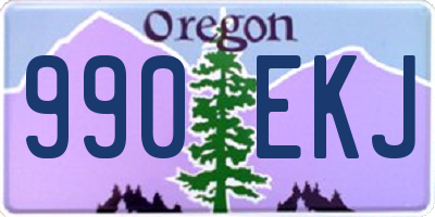 OR license plate 990EKJ