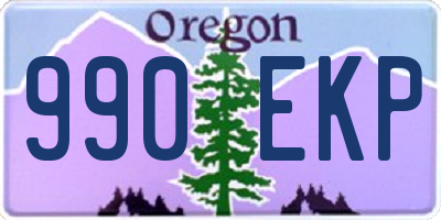 OR license plate 990EKP