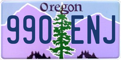 OR license plate 990ENJ