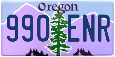 OR license plate 990ENR