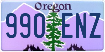 OR license plate 990ENZ