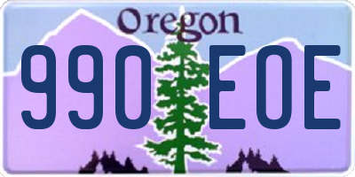 OR license plate 990EOE