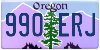 OR license plate 990ERJ