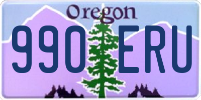 OR license plate 990ERU