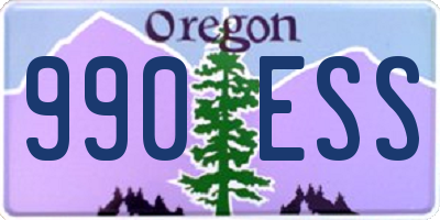 OR license plate 990ESS
