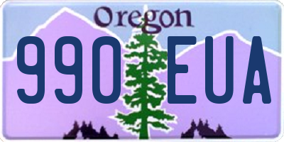 OR license plate 990EUA