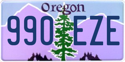 OR license plate 990EZE