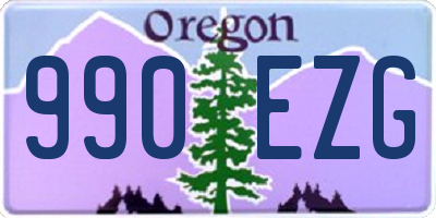 OR license plate 990EZG