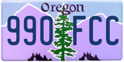 OR license plate 990FCC