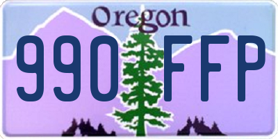 OR license plate 990FFP