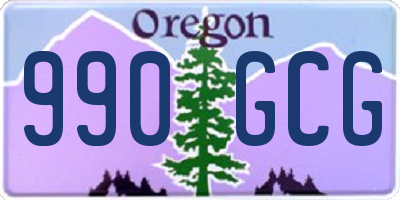 OR license plate 990GCG
