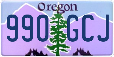 OR license plate 990GCJ