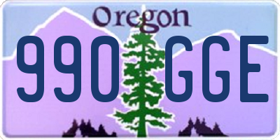 OR license plate 990GGE