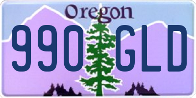 OR license plate 990GLD