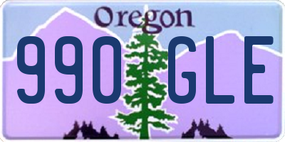 OR license plate 990GLE