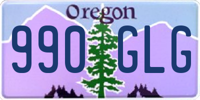 OR license plate 990GLG