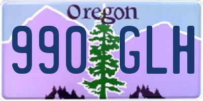 OR license plate 990GLH