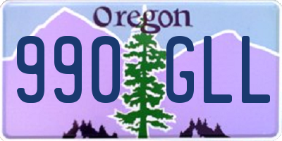 OR license plate 990GLL