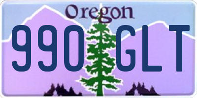 OR license plate 990GLT