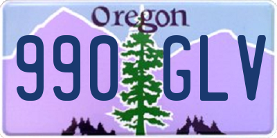 OR license plate 990GLV