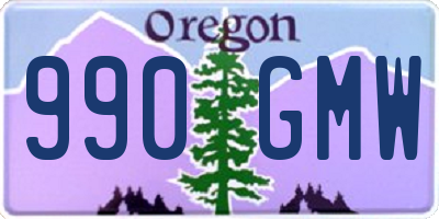 OR license plate 990GMW