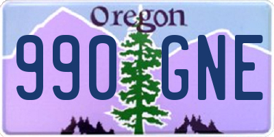 OR license plate 990GNE