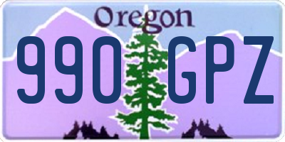 OR license plate 990GPZ