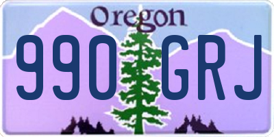OR license plate 990GRJ