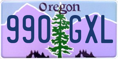 OR license plate 990GXL