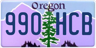 OR license plate 990HCB